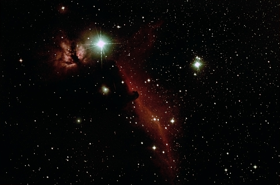 NGC 2024 "Flammennebel" und IC 434 "Pferdekopfnebel"